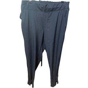 Athleta Pull On Hybrid Outdoor Pants Lightweight  Navy Blue